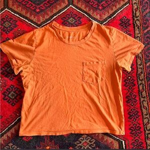 Orange Everlane T-Shirt